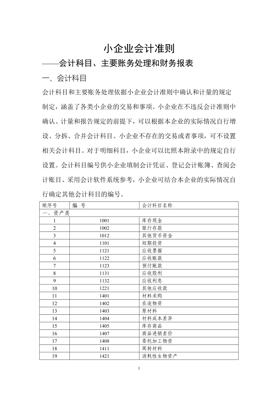 小企业会计准则最新实施及其影响